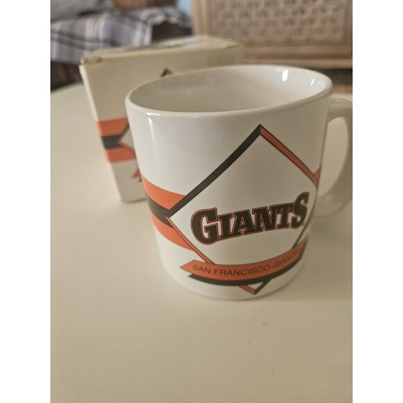 San Francisco Giants Baseball Vintage Logo Ceramic Mug Official MLB NEW BOX RARE - Picture 1 of 5